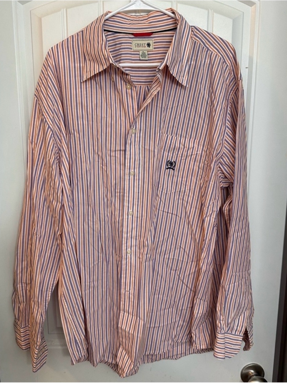 Tommy Hilfiger Striped Button-Up Shirt - Pink & Blue